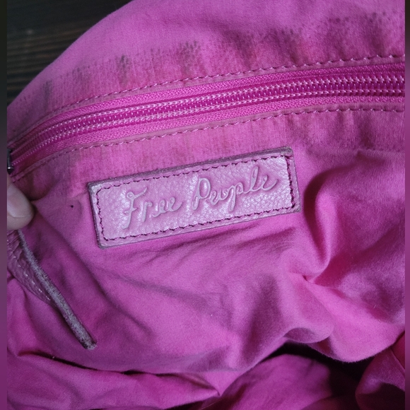 Pink Genuine Leather shoulder bag from Free People - Picture 3 of 5
